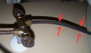 Corrosion on copper under sink caused by Chinese Drywall