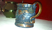 Copper Cup In House turns black due to Chinese drywall corrosion.